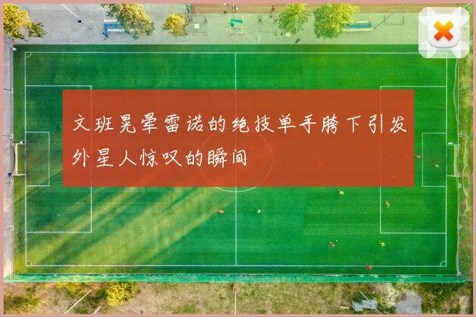 文班晃晕雷诺的绝技单手胯下引发外星人惊叹的瞬间