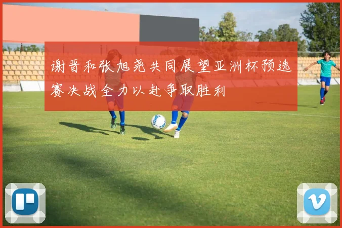 谢晋和张旭尧共同展望亚洲杯预选赛决战全力以赴争取胜利